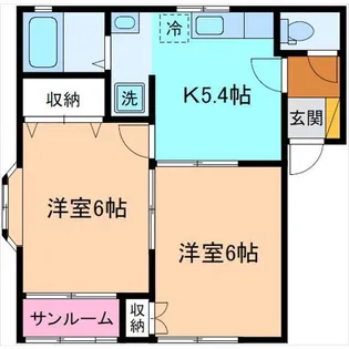 アネーロ【2階】の間取り