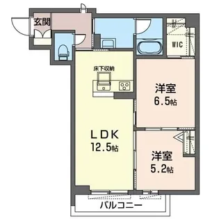 アンジェラ南流山【1階】の間取り