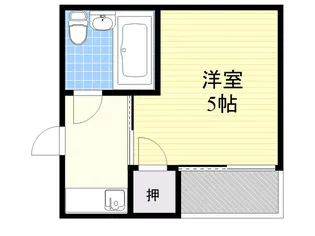 カサブランカ【2階】の間取り