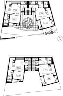 大阪府大阪市阿倍野区王子町3【一戸建】の間取り