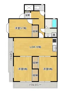 マロンコート【2階】の間取り