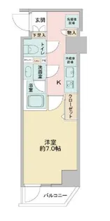 CAVANA浅草【6階】の間取り