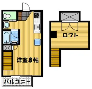 シャル夢本尾II【2階】の間取り