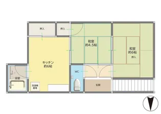 BASE松木町【2階】の間取り