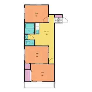 永井コーポラス【1階】の間取り