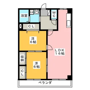 グランディールメッチェン【3階】の間取り