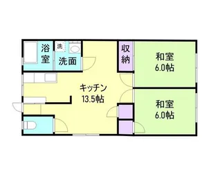 あすなろ荘【1階】の間取り