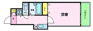 スカイコートヌーベル神田【6階】の間取り
