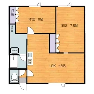 クアルト【2階】の間取り