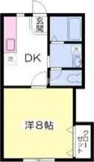 ブランドール高峯弐号館【1階】の間取り