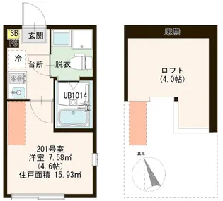 AOIパークコート【2階】の間取り