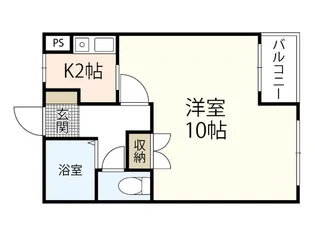ホリコシビル【4階】の間取り