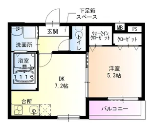 フジパレス高石駅北V番館【3階】の間取り