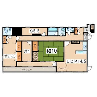 メゾンティアラ【4階】の間取り