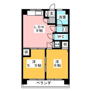 第1岐南ビル【1階】の間取り
