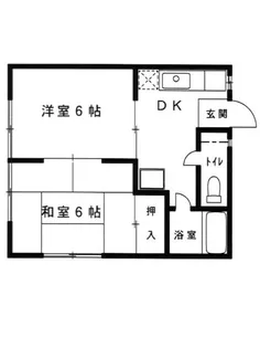 パークサイド城東【2階】の間取り