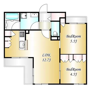 Ciel Clair【2階】の間取り