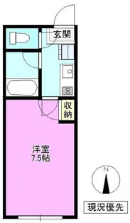 コーポ泉平【1階】の間取り