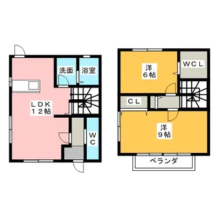 静岡県浜松市中央区十軒町【アパート】の間取り