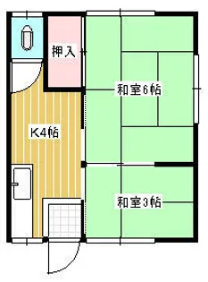 成光荘【2階】の間取り