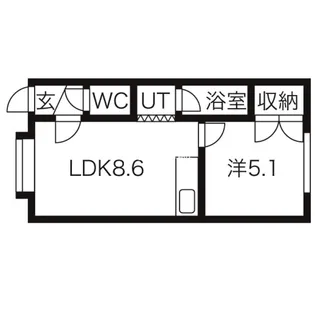 稲穂アパートメント【3階】の間取り