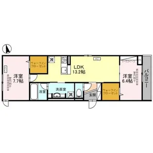 D-GLANZ EAST【3階】の間取り