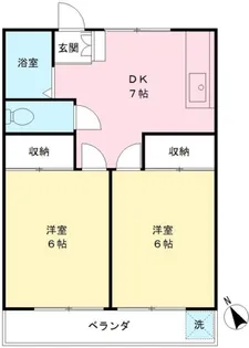 ベアーマンション【2階】の間取り