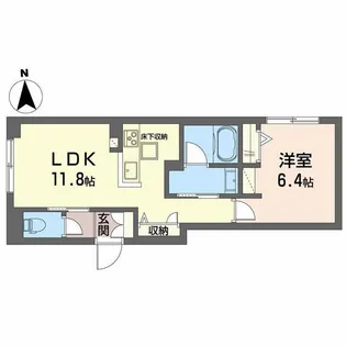 ソワレ【1階】の間取り
