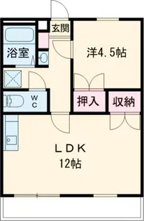 Mh-Arc KAORU【1階】の間取り