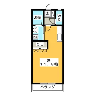 レシェンテIII【1階】の間取り