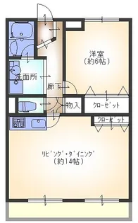 プレステージ緑町イースト【4階】の間取り