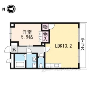 Fourseason【1階】の間取り