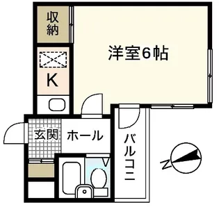 アーバン三篠【3階】の間取り