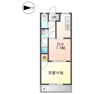 はっぴーはいつウノ【2階】の間取り