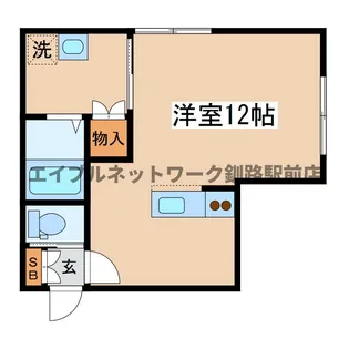 ノースストリート12【2階】の間取り