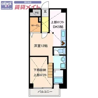 サンビーチ海輝【1階】の間取り