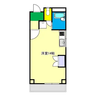 泉ビル【4階】の間取り