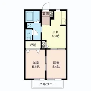 セフィラ青木【1階】の間取り