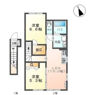 Luxel【2階】の間取り