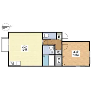 セジュールYMV【1階】の間取り