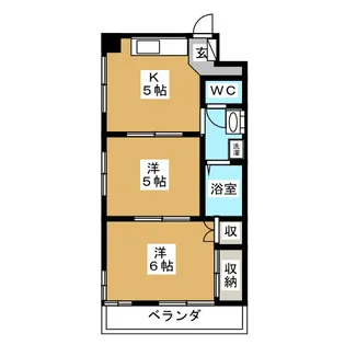中山第一ビル【3階】の間取り
