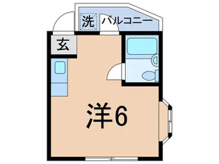 能登ハイツ【4階】の間取り
