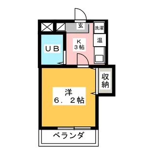カリナンビル【2階】の間取り
