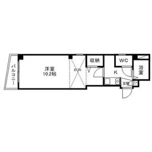 グランドール市名坂【3階】の間取り