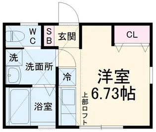 Nuage吉野町【1階】の間取り