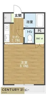 コーポラス6【2階】の間取り