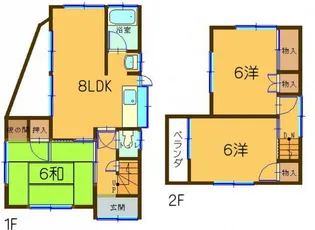 広島県広島市東区馬木2【一戸建】の間取り