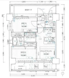 エステムコート難波サウスプレイスIIIラ・パーク【9階】の間取り