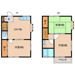 旭ルーミーNo.20番館の間取り