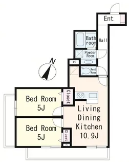 Camino de Sakura【2階】の間取り